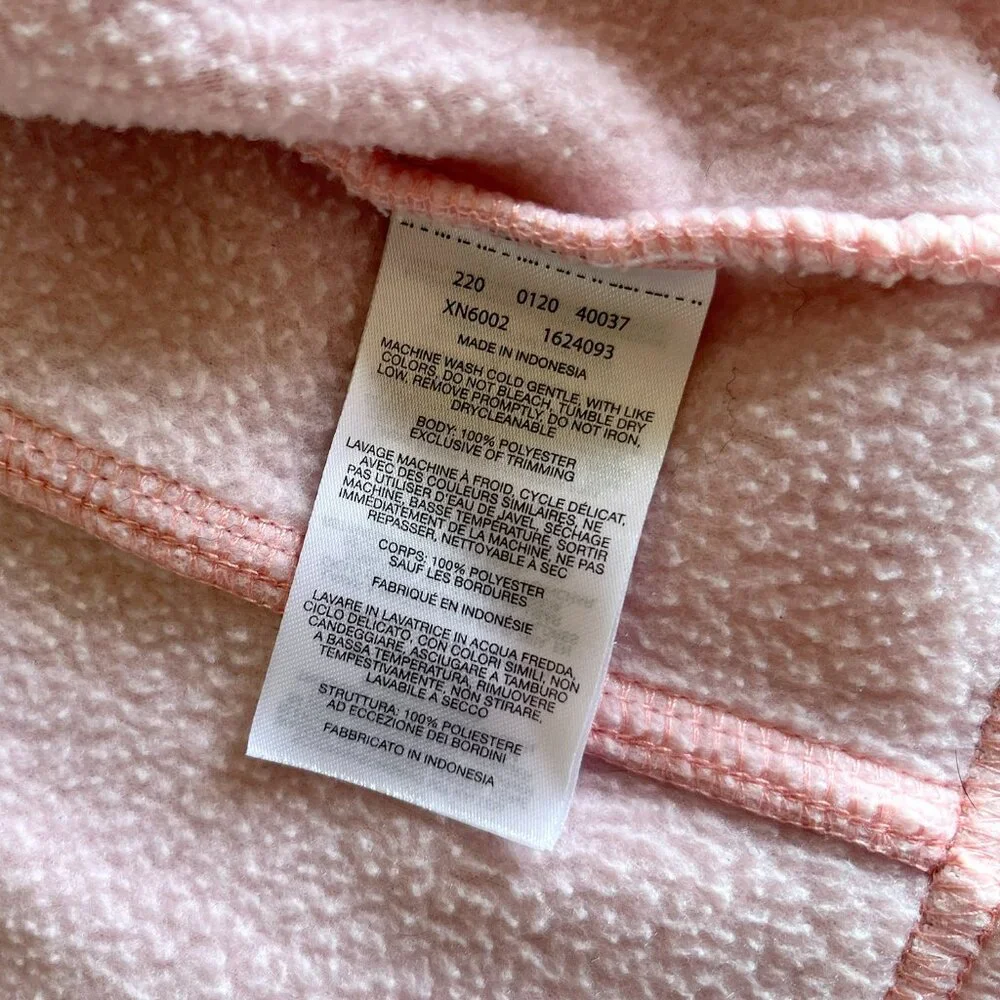 Columbia pink fleece jacket 12-18m